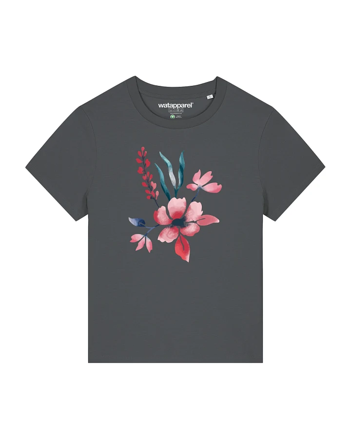 Produktseite: Watapparel Shirt Blume in Wasserfarbe 01