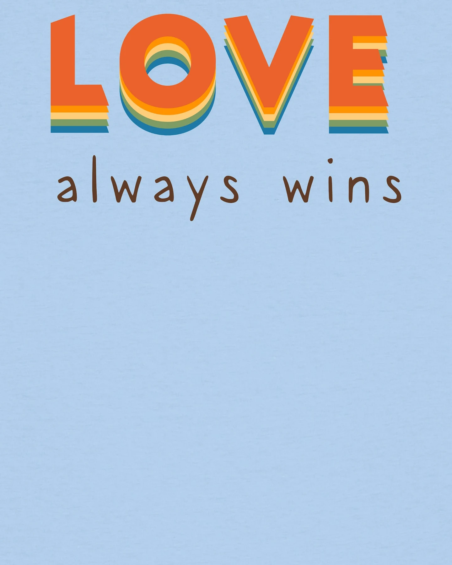 Watapparel Shirt Love always wins – Ansicht 3
