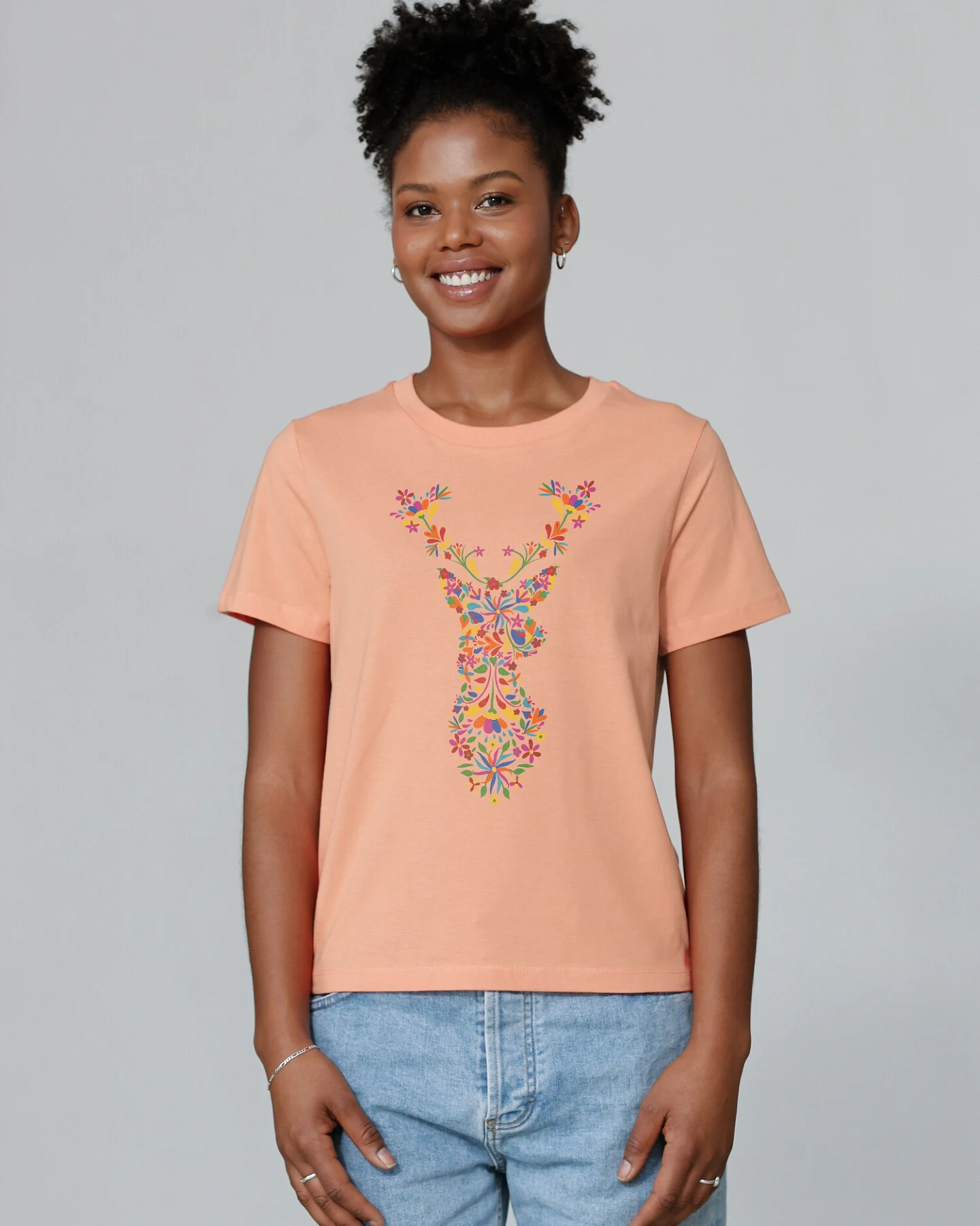 Watapparel Shirt Floral Deer – Ansicht 2
