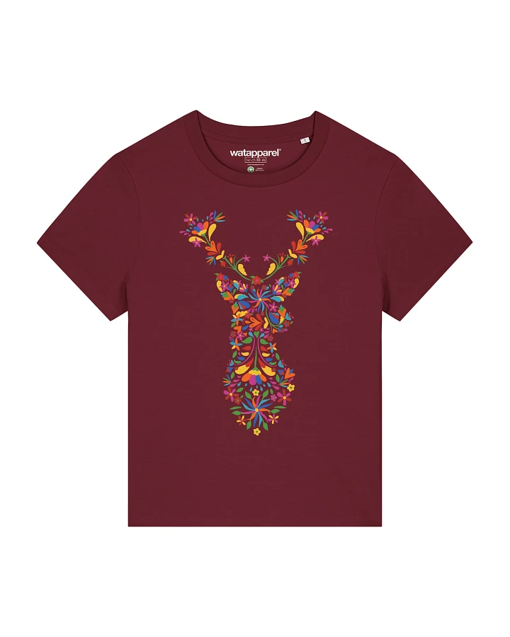 Watapparel T-Shirt Floral Deer