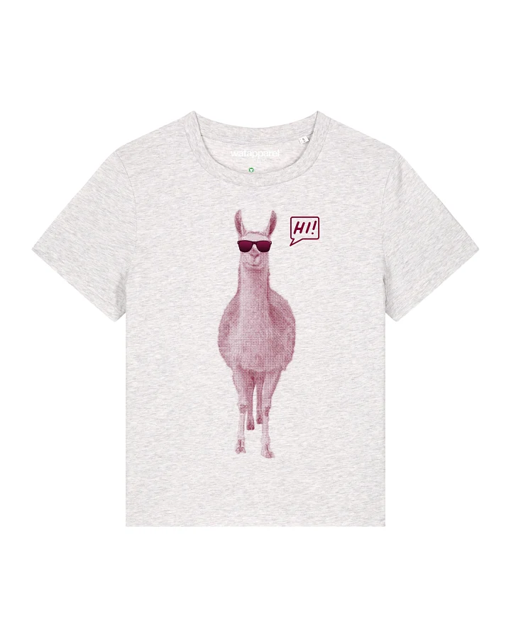 Produktseite: Watapparel Shirt Lama sagt Hi