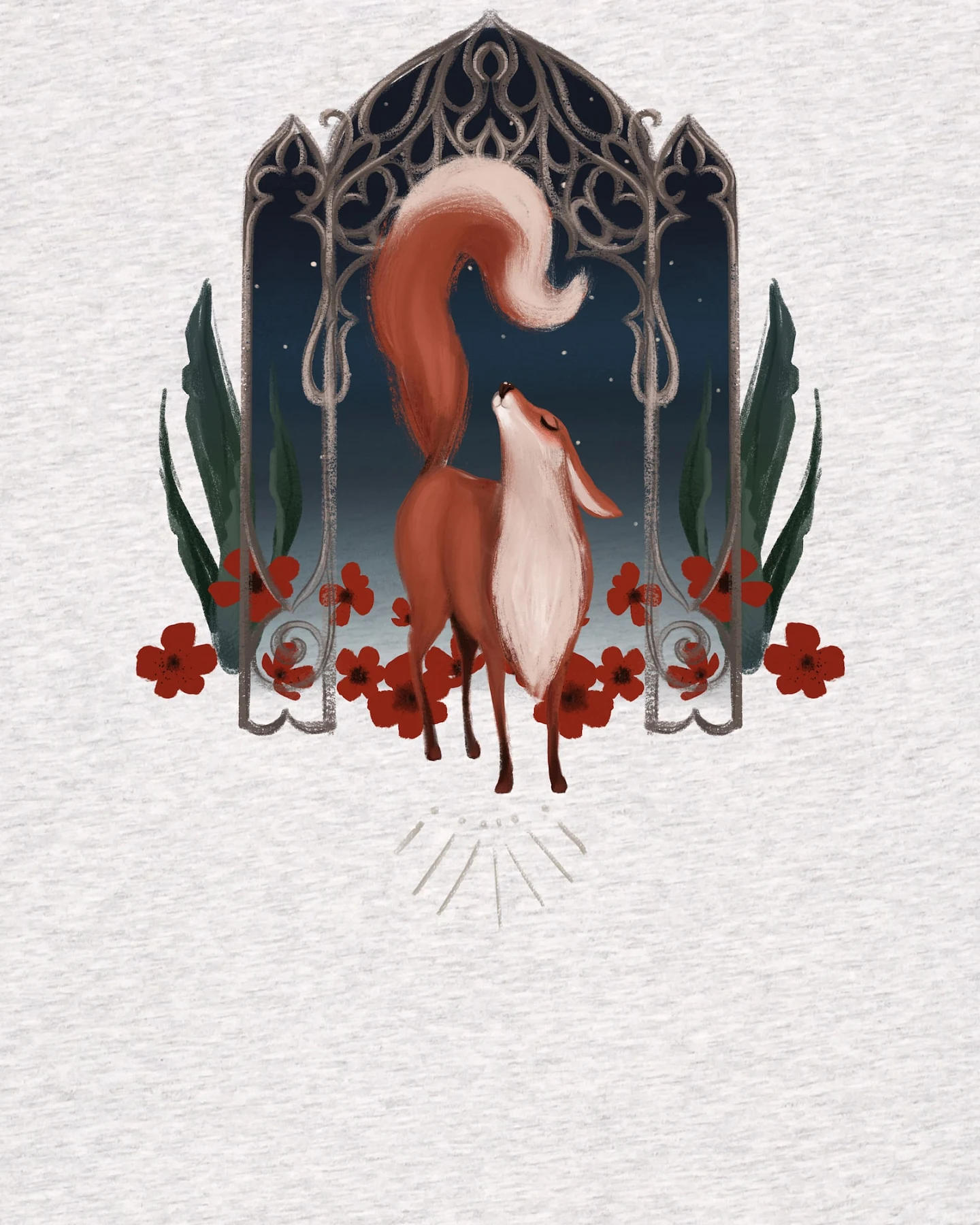 Watapparel Shirt Der wunderschöne Fuchs – Ansicht 2