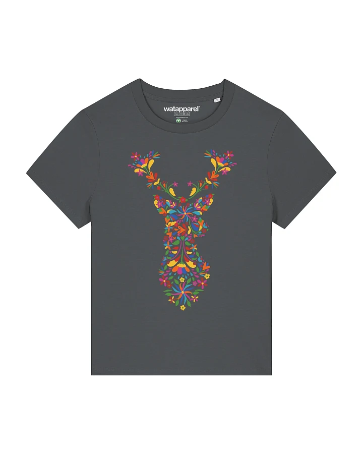 Watapparel T-Shirt Floral Deer