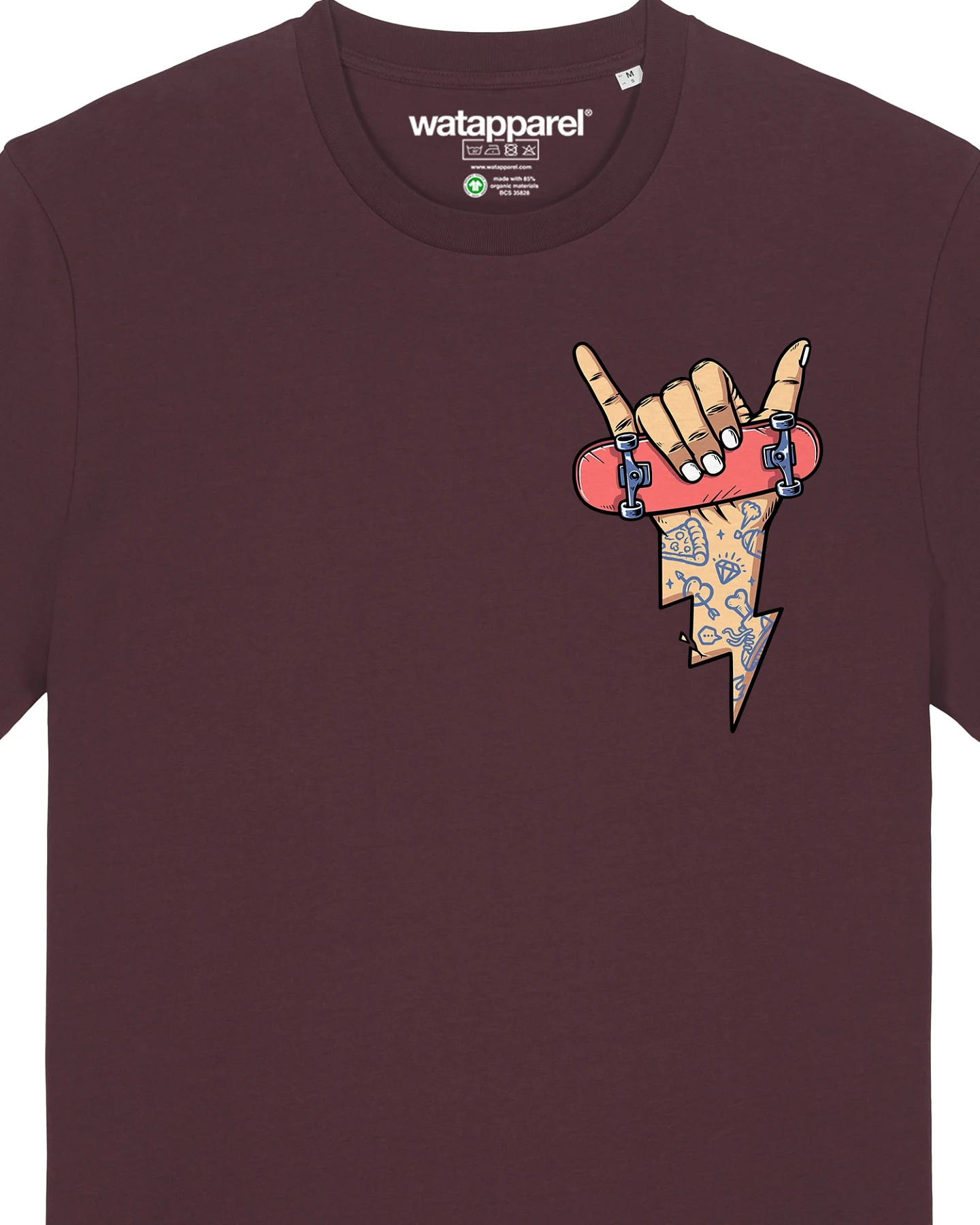 Watapparel T-Shirt Skateboard – Ansicht 3