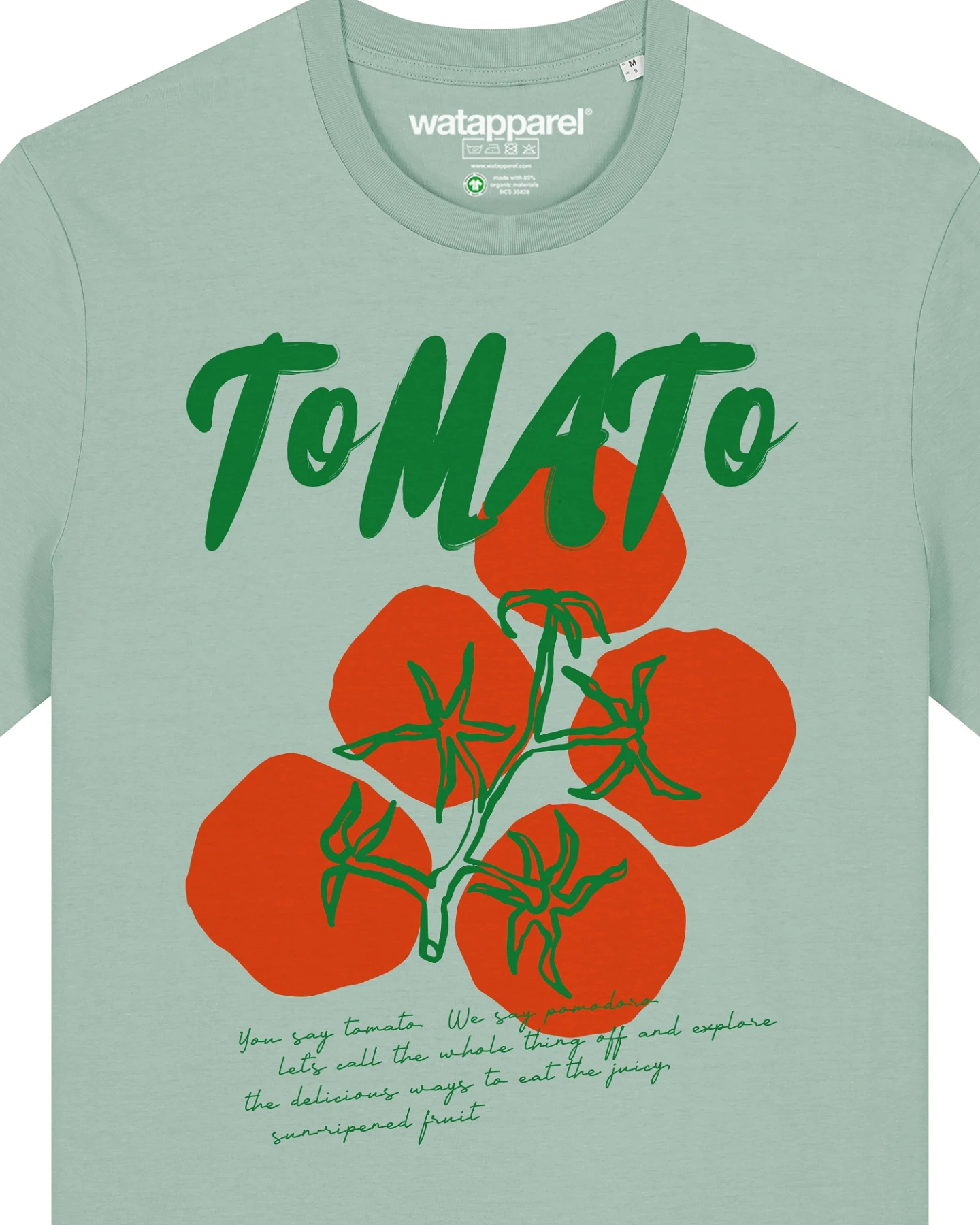 Watapparel T-Shirt Tomato – Ansicht 3