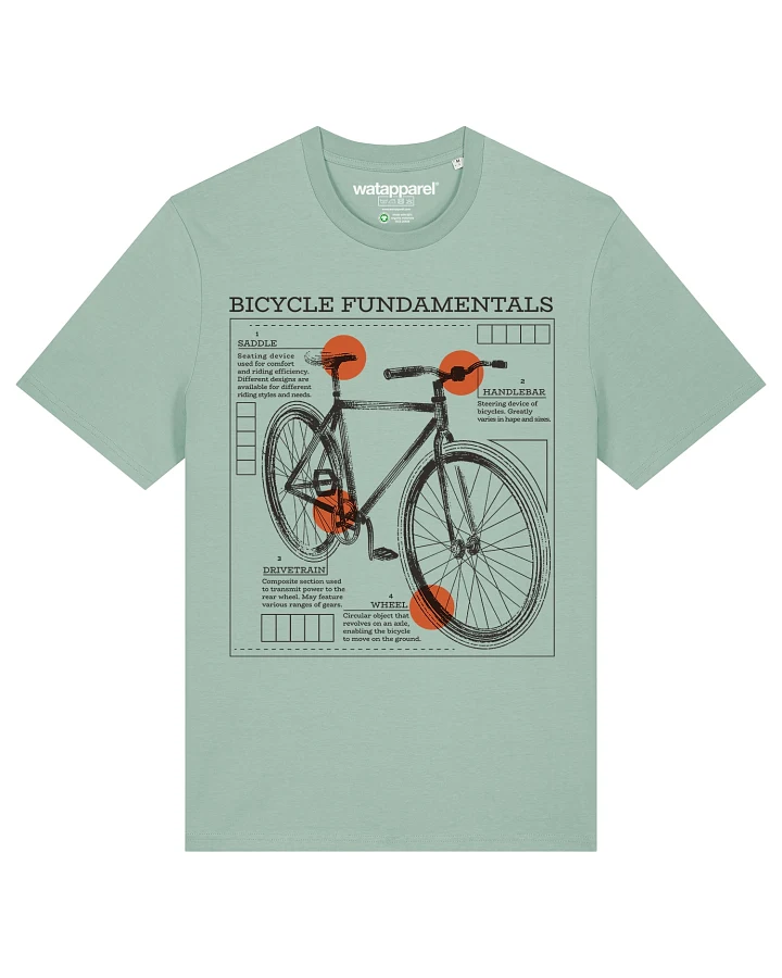 Produktseite: Watapparel T-Shirt Fahrrad Grundlagen