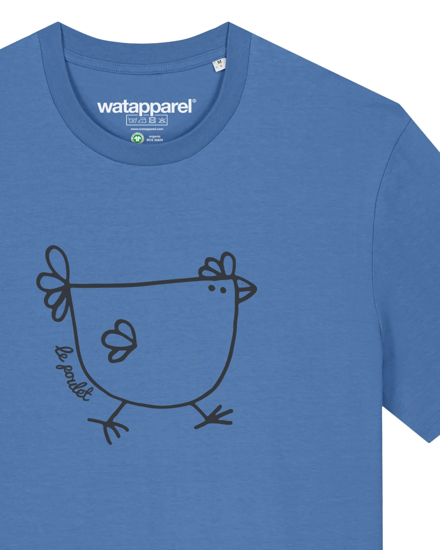 Watapparel T-Shirt Le poulet - das Huhn – Ansicht 3