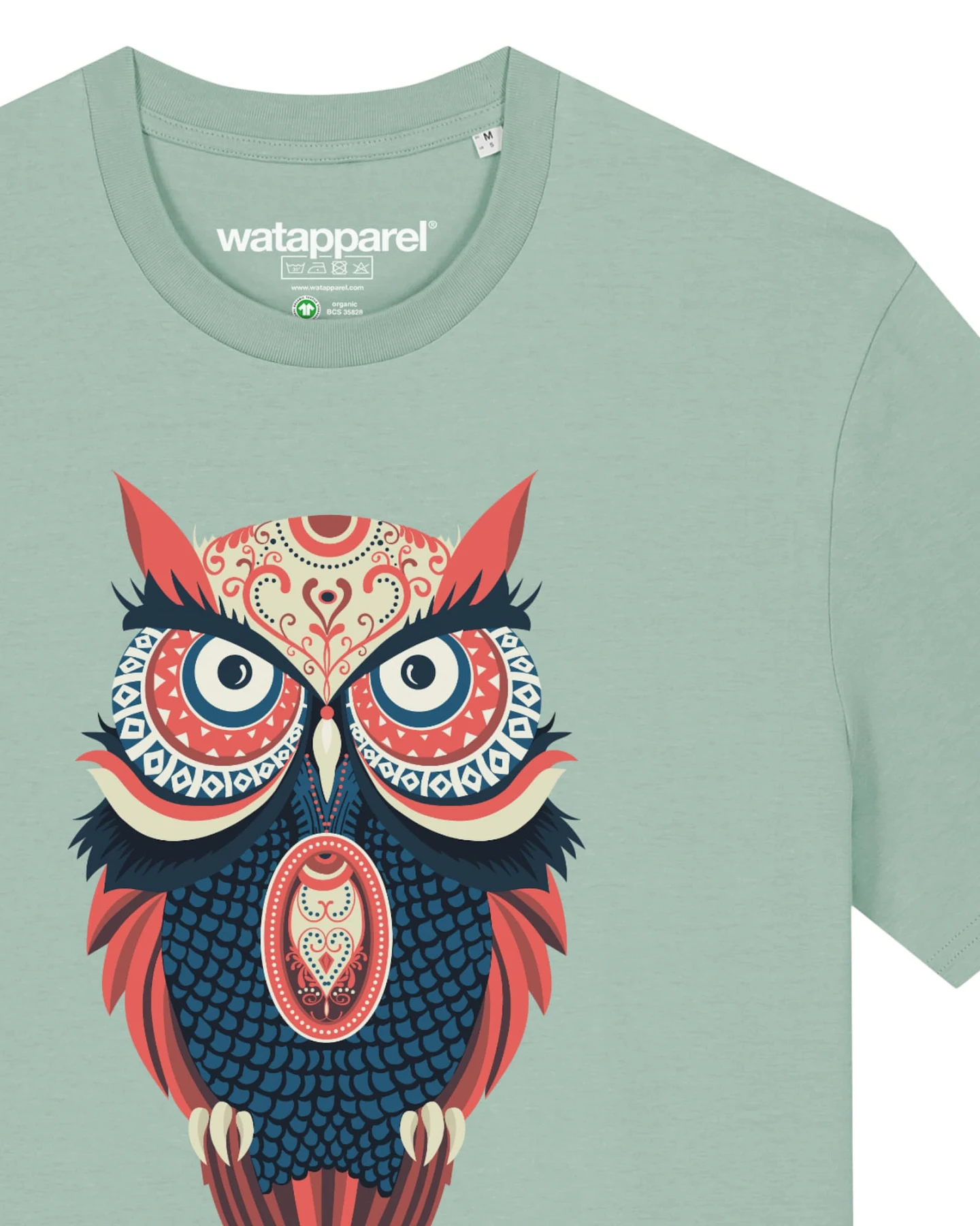 Watapparel T-Shirt Colorful Owl – Ansicht 3