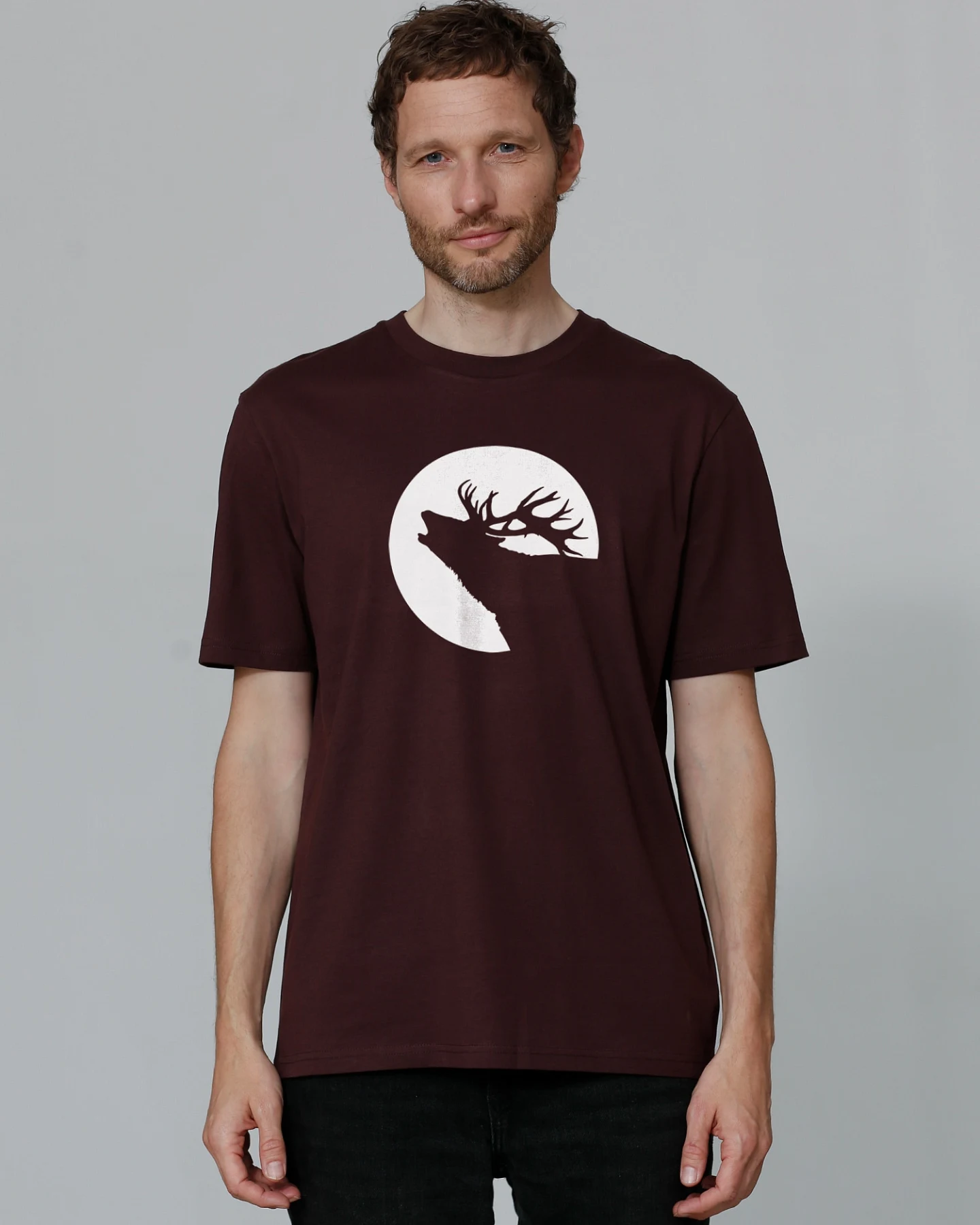 Watapparel T-Shirt Röhrender Hirsch – Ansicht 2