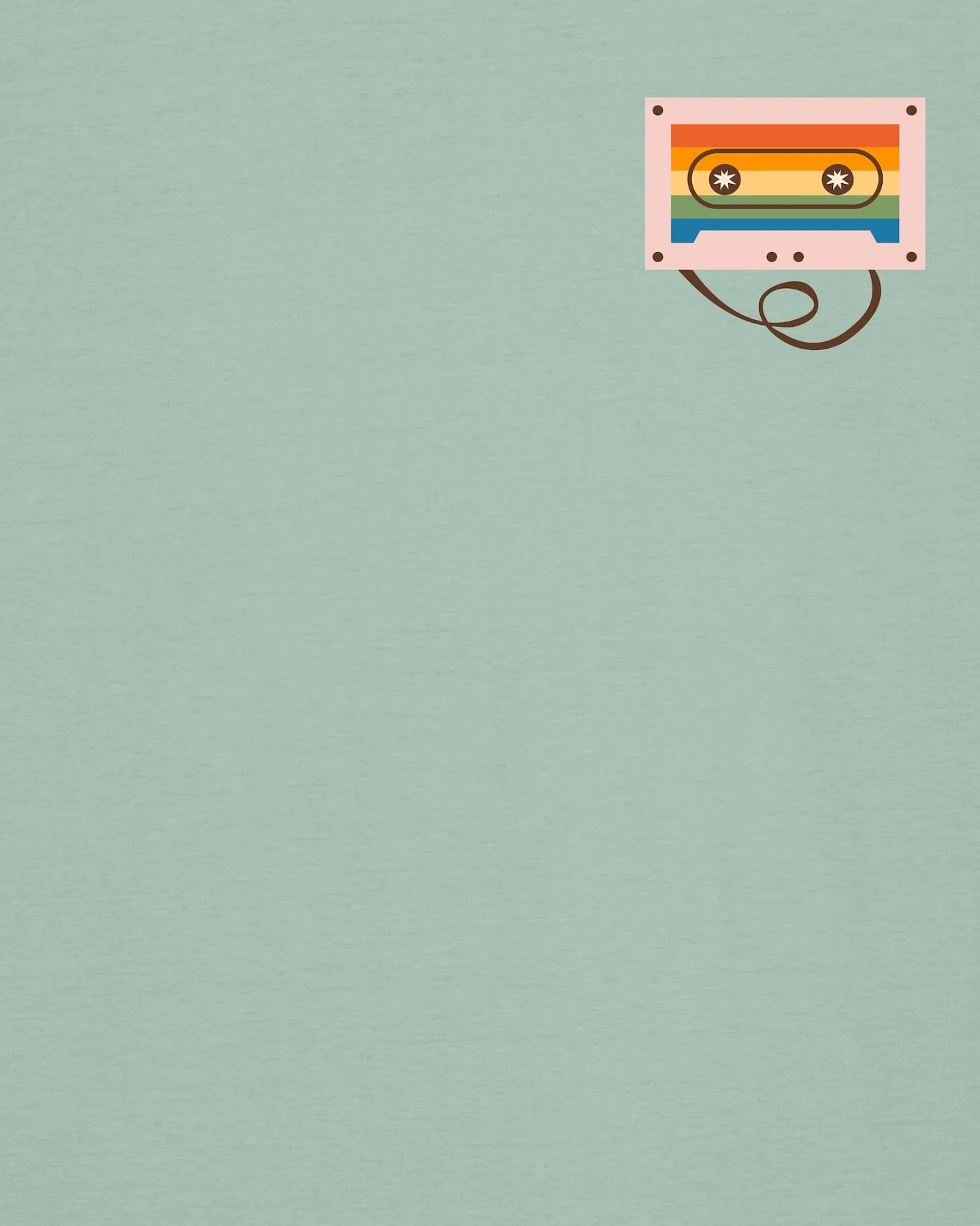 Watapparel Shirt Rainbow Cassette – Ansicht 3