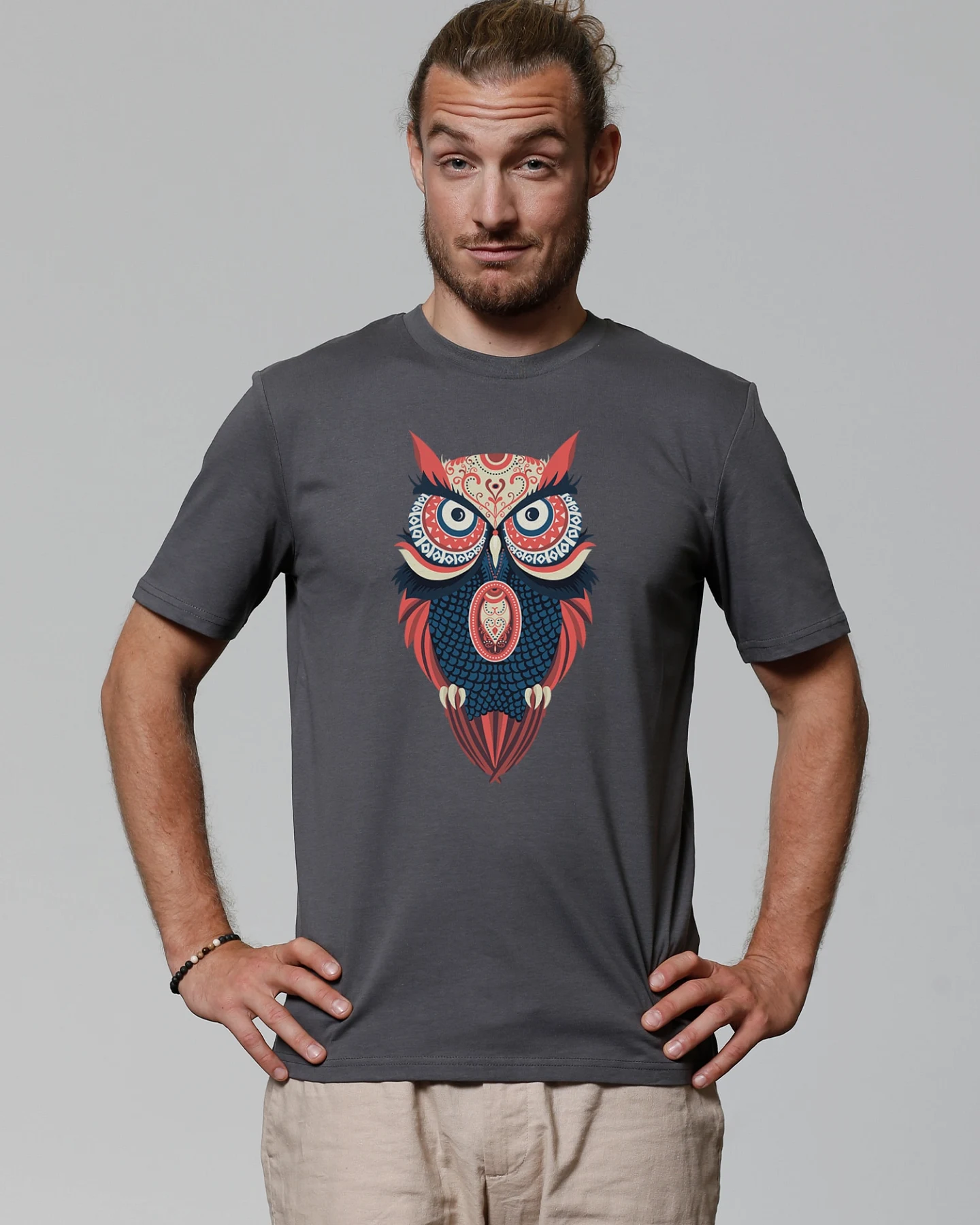 Watapparel T-Shirt Colorful Owl – Ansicht 2