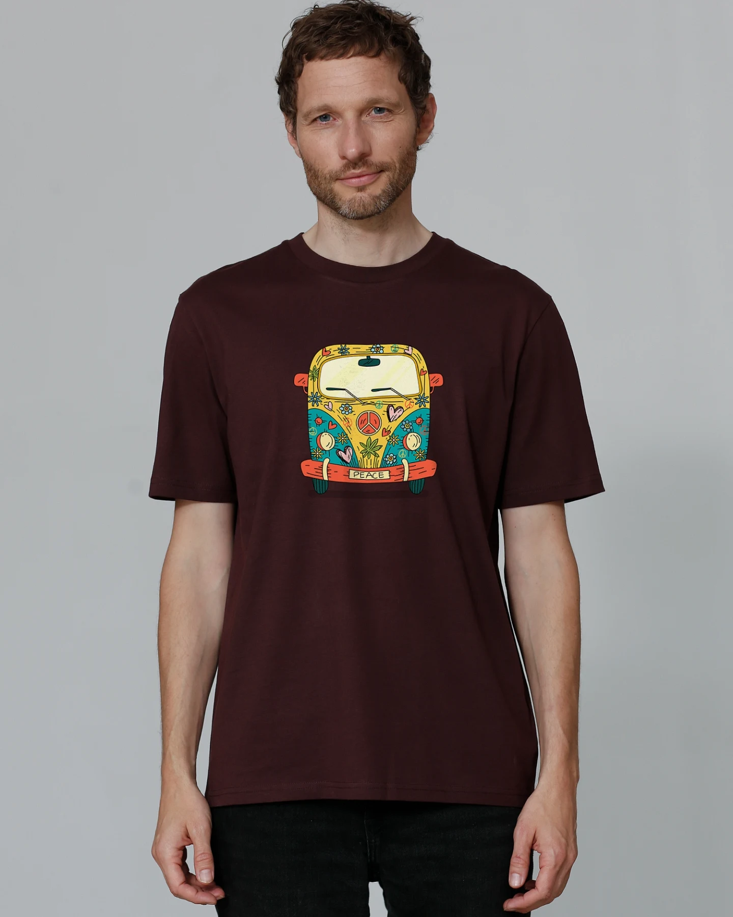 Watapparel Shirt Hippies Bus – Ansicht 2