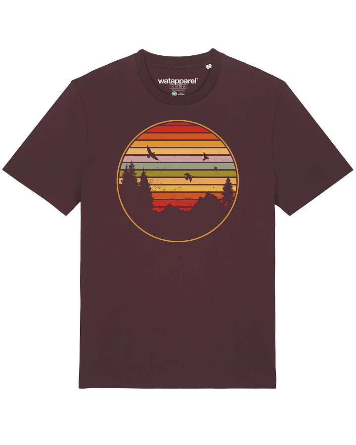 Produktseite: Watapparel Shirt Sunset Berge & Tannen