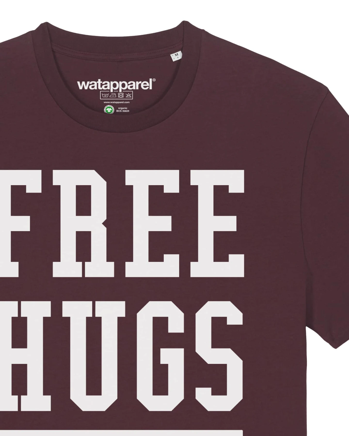 Watapparel T-Shirt Free hugs to save the world – Ansicht 3