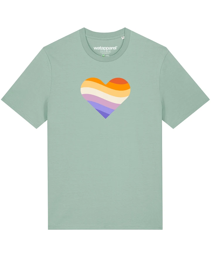 Produktseite: Watapparel Shirt Rainbow Heart