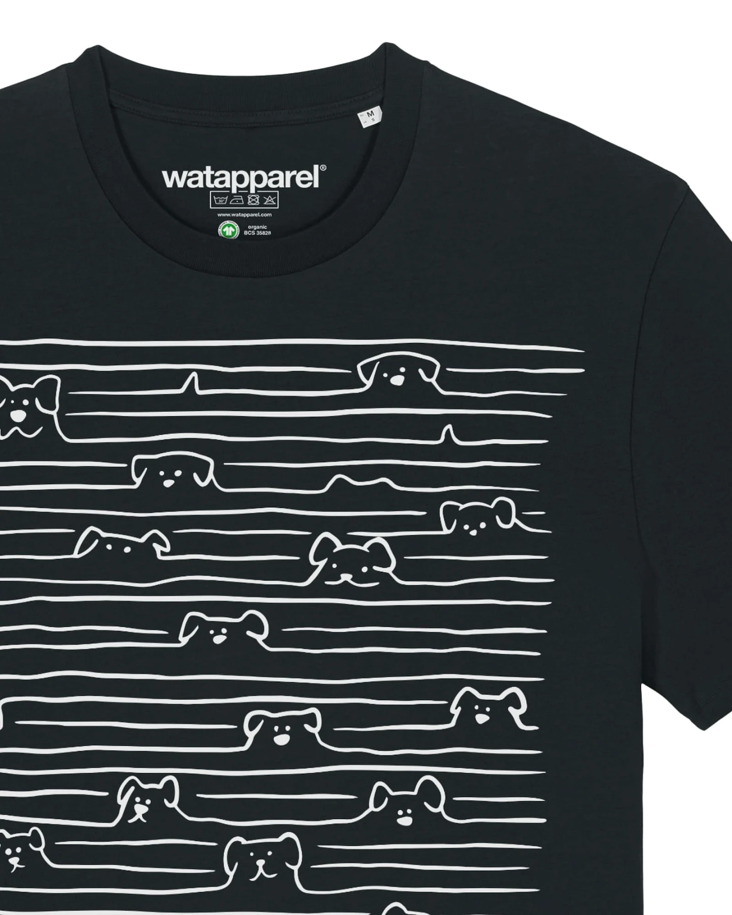 Watapparel T-Shirt Doodle Dogs – Ansicht 3