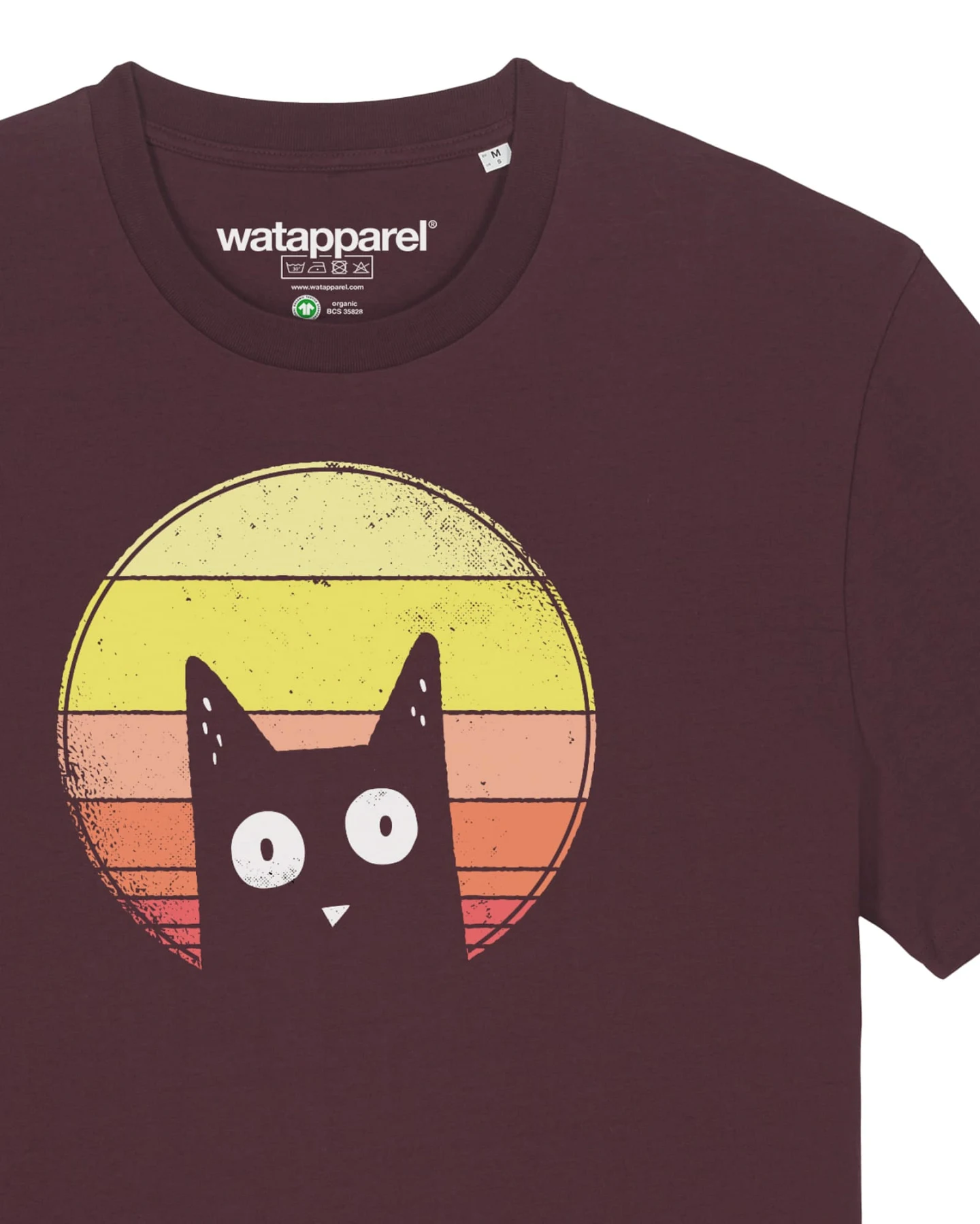 Watapparel T-Shirt Sunset Cat – Ansicht 3
