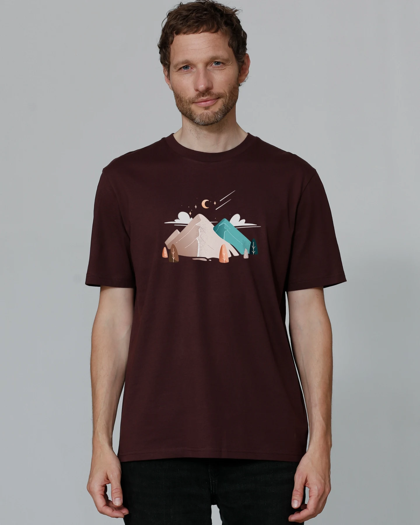 Watapparel T-Shirt Night & Clouds – Ansicht 2