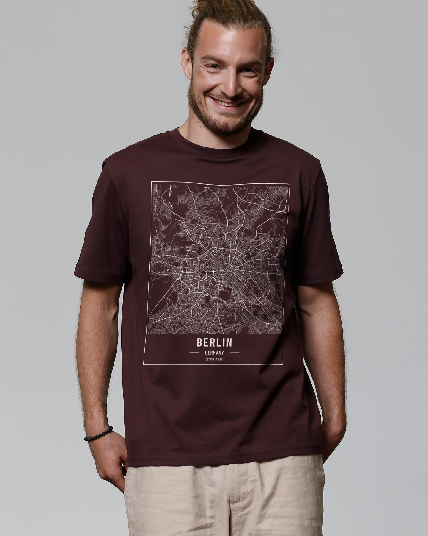 Watapparel T-Shirt City maps Berlin Landkarte – Ansicht 2