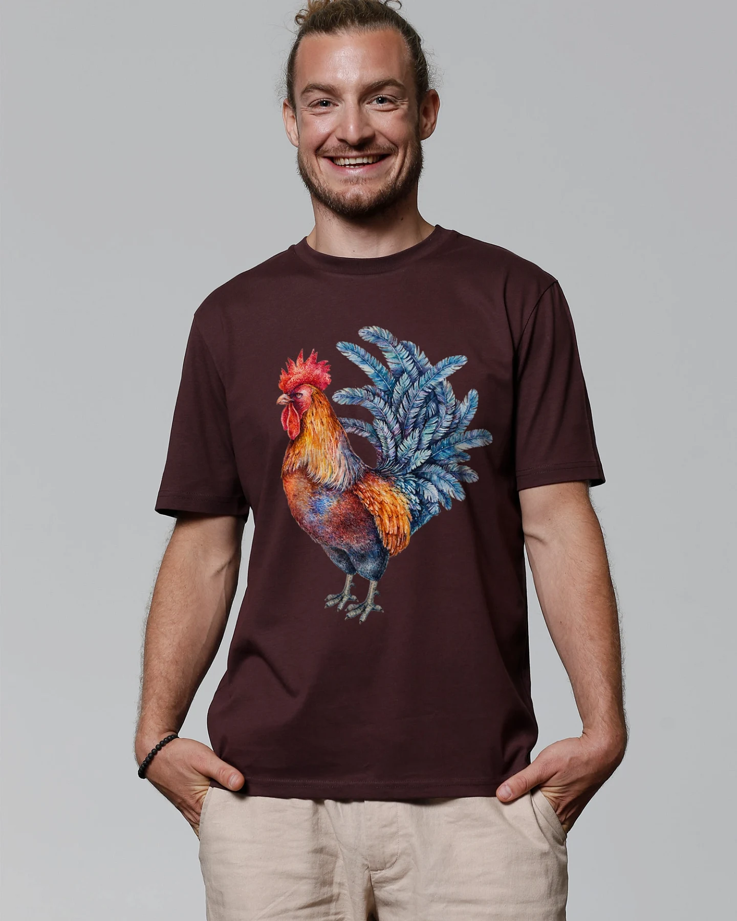 Watapparel Shirt Grimmiger Gockel – Ansicht 2