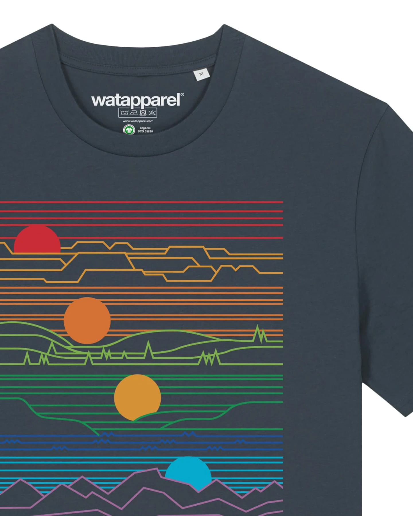 Watapparel T-Shirt Sun And Moon – Ansicht 3