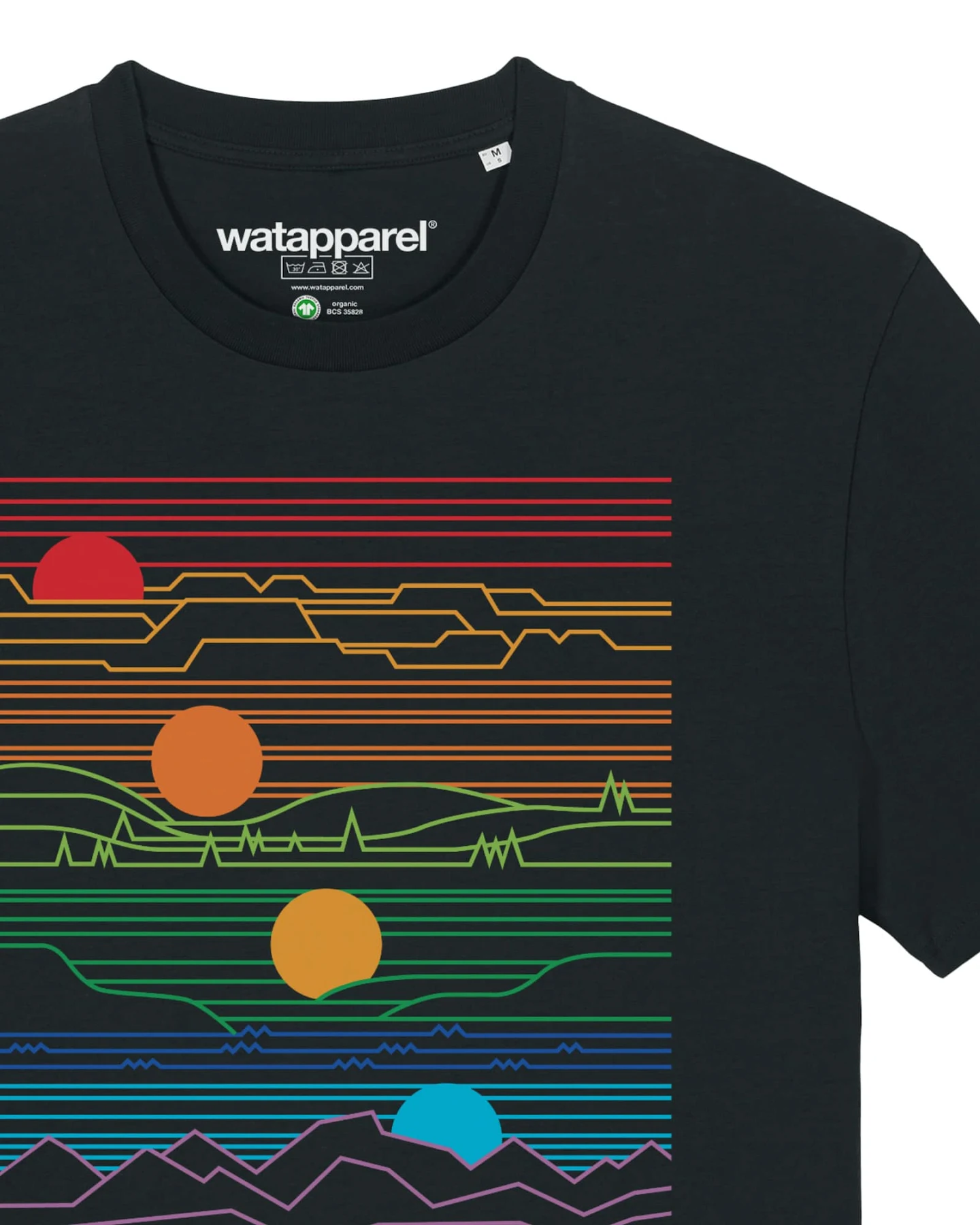Watapparel T-Shirt Sun And Moon – Ansicht 3