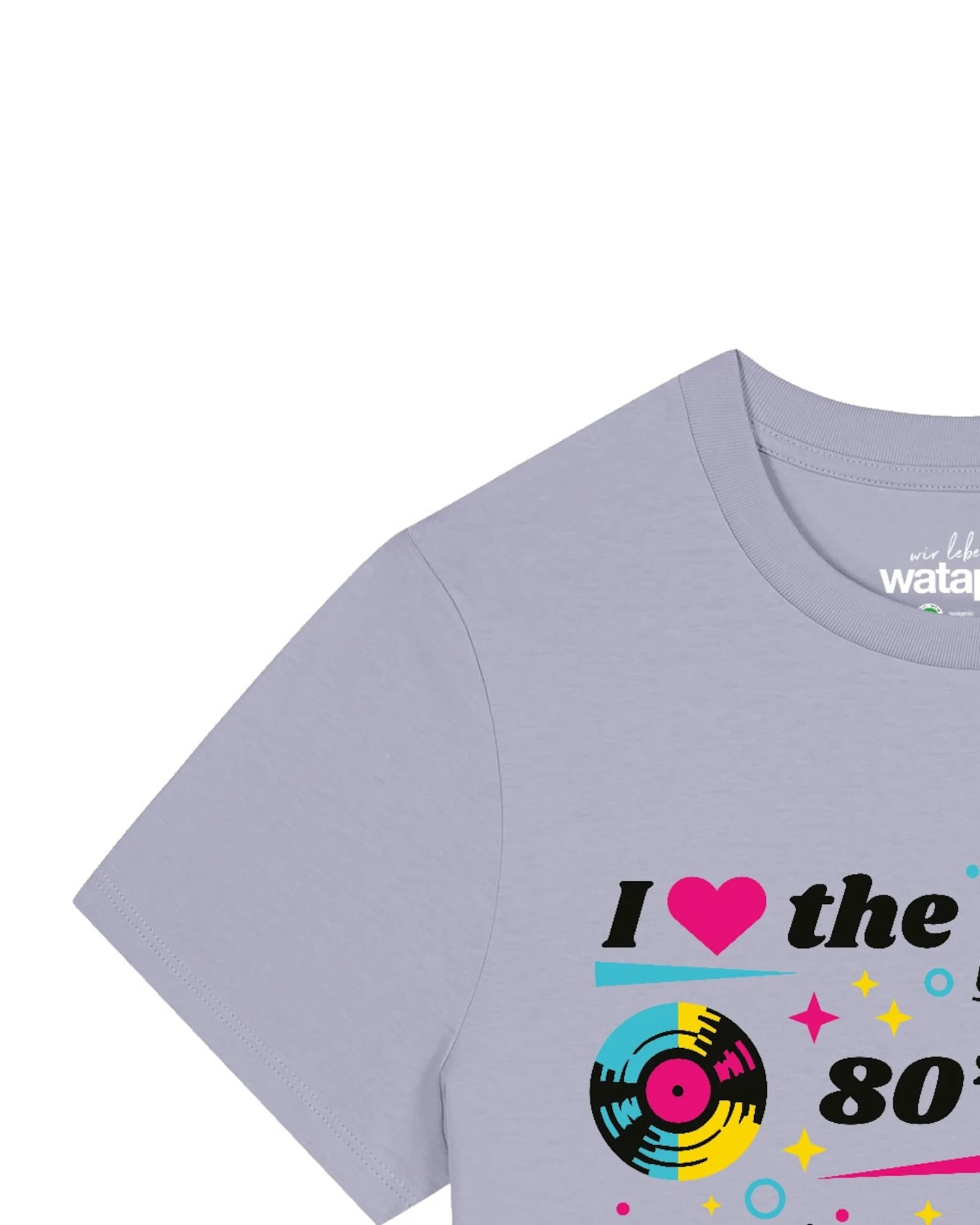 Watapparel T-Shirt 80s Love – Ansicht 3