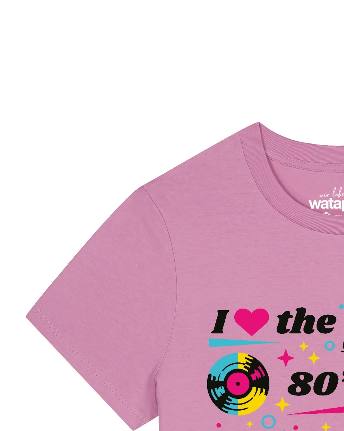 Watapparel T-Shirt 80s Love – Ansicht 3