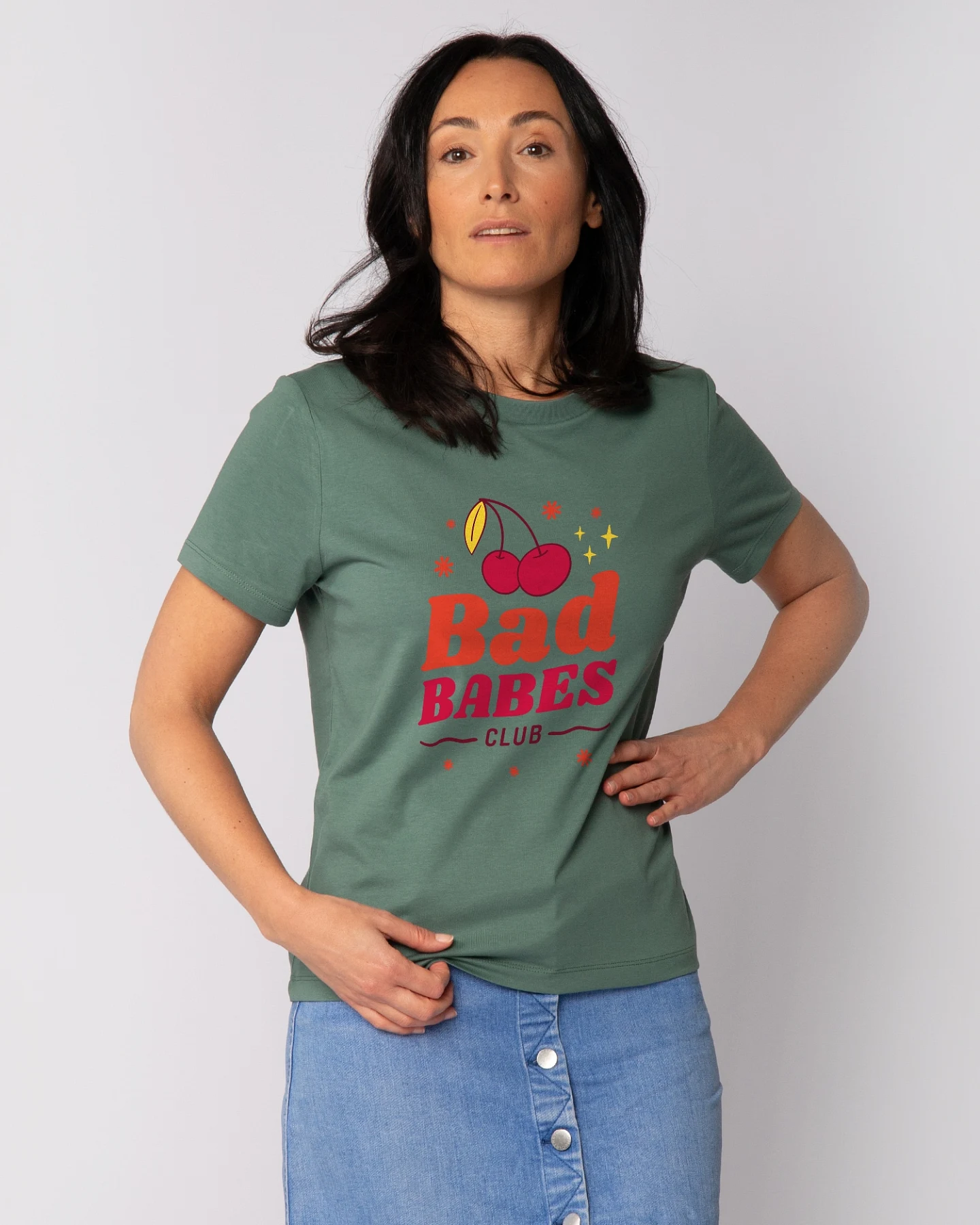 Watapparel T-Shirt Bad babes club – Ansicht 2