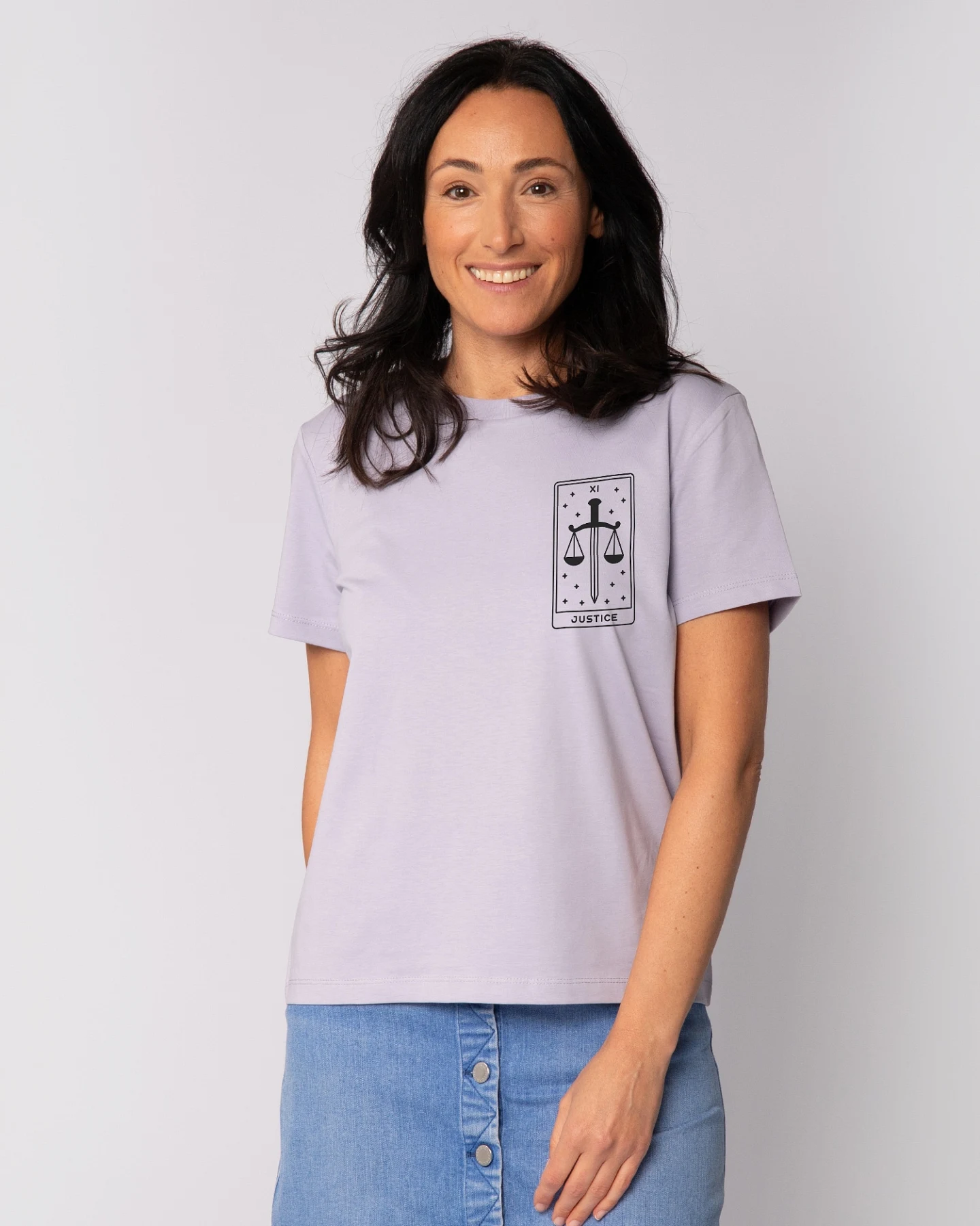 Watapparel T-Shirt Tarot Justice (GOTS) – Ansicht 2