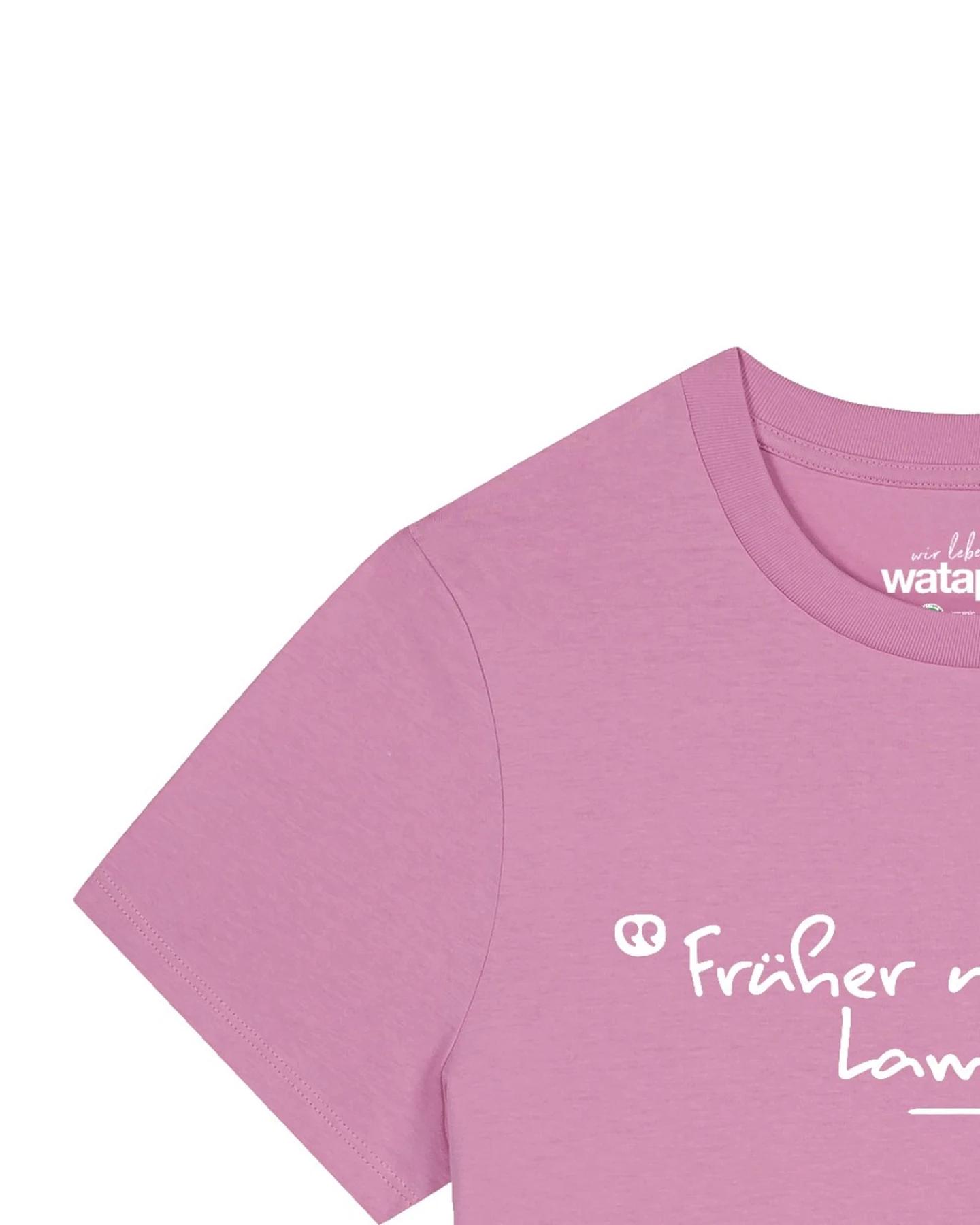 Watapparel T-Shirt Früher War Mehr Lametta – Ansicht 3