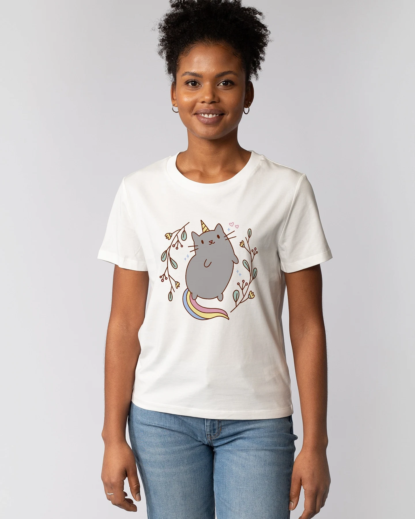 Watapparel T-Shirt Unicorn Cat – Ansicht 2