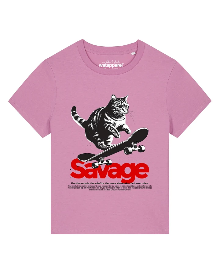 Watapparel T-Shirt Savage Cat