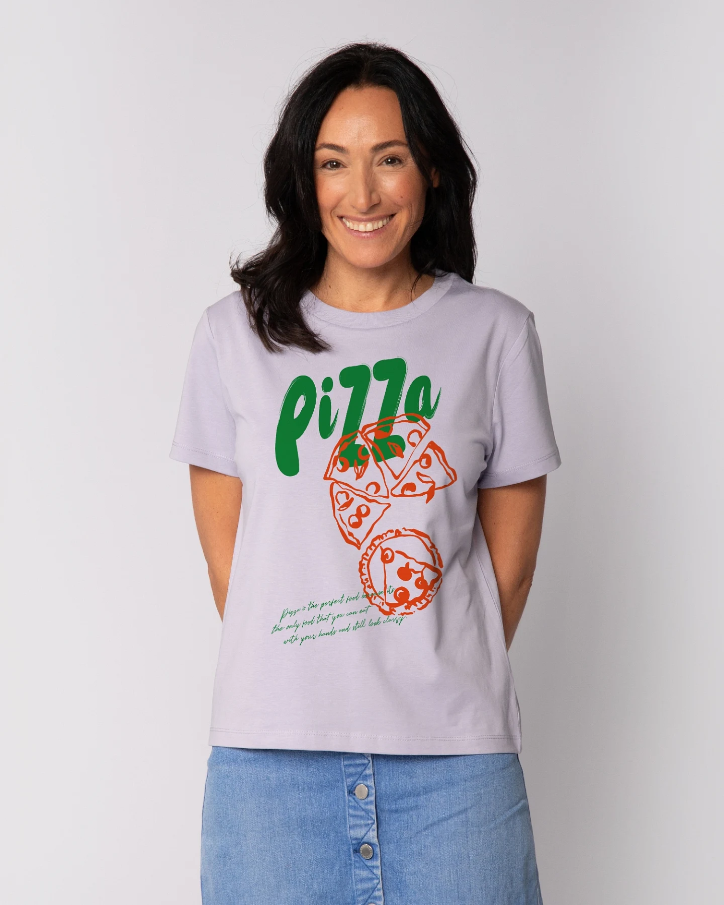 Watapparel T-Shirt Pizza – Ansicht 2