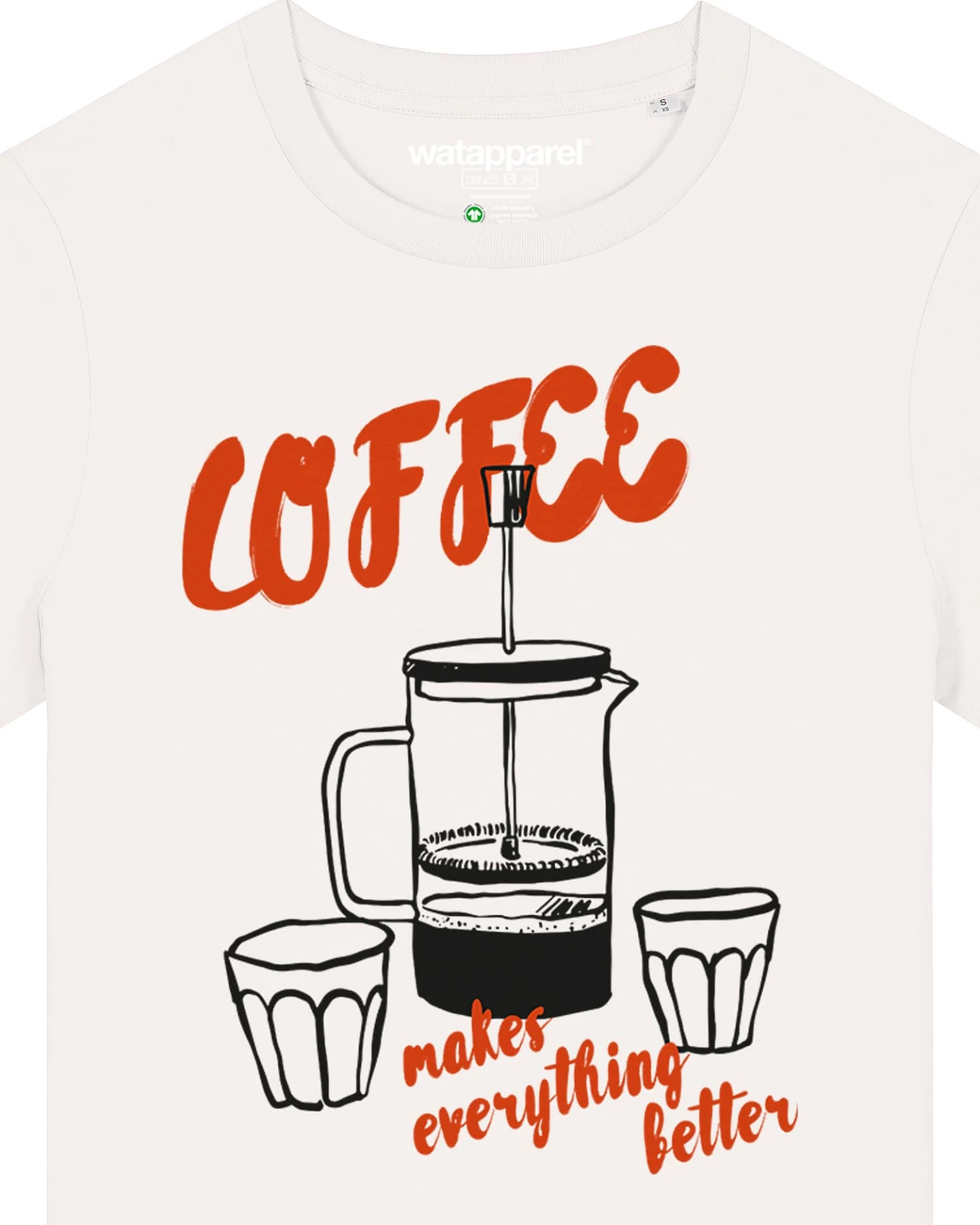 Watapparel T-Shirt Coffee makes everything better – Ansicht 3