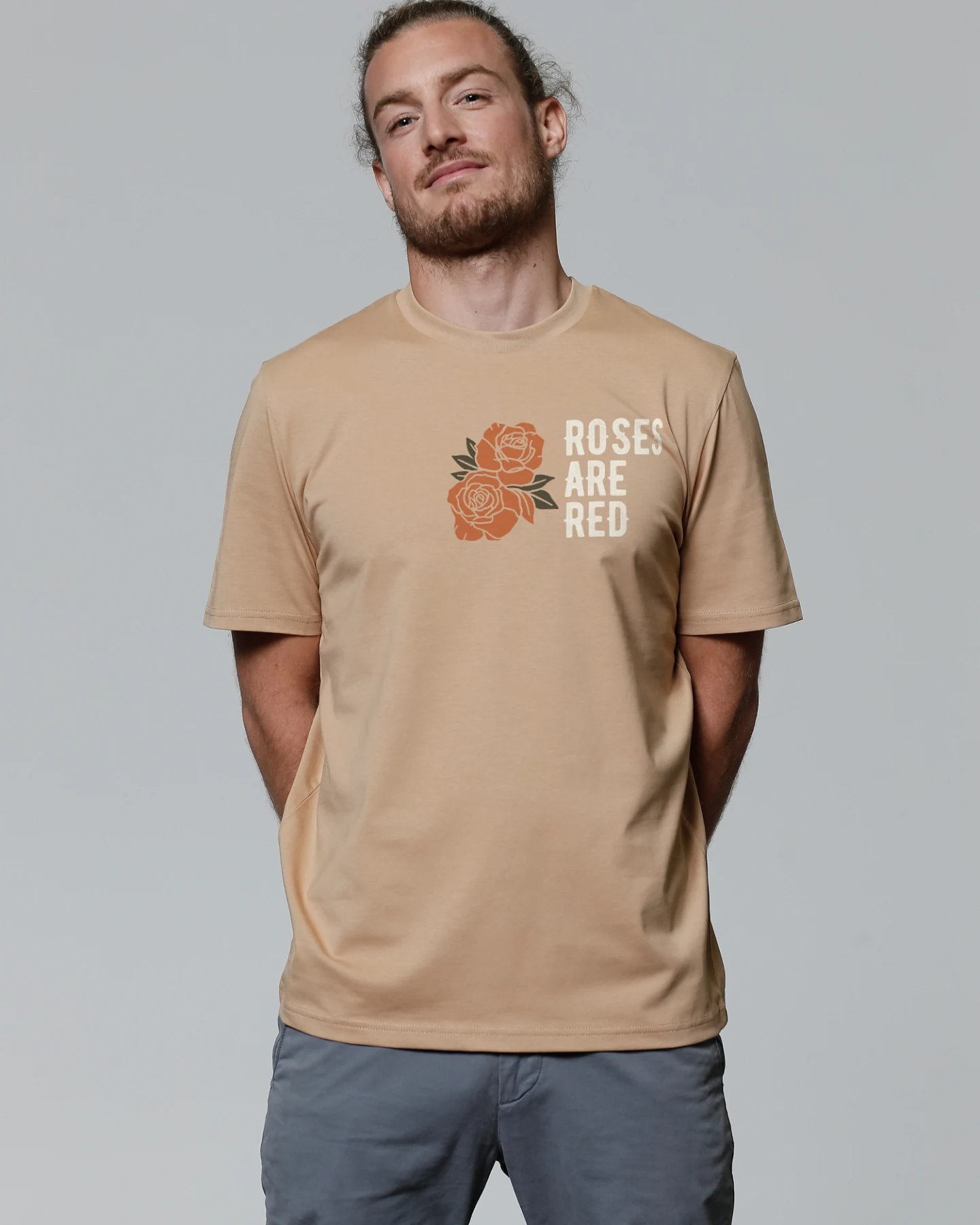 Watapparel T-Shirt Roses Are Red – Ansicht 2