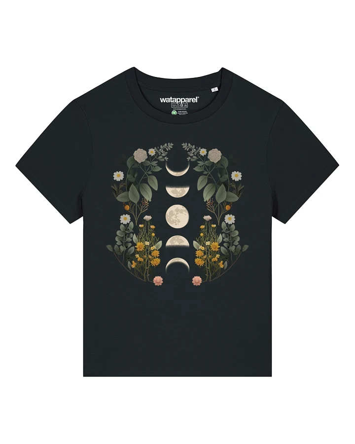 Watapparel T-Shirt Moonphases & Flowers