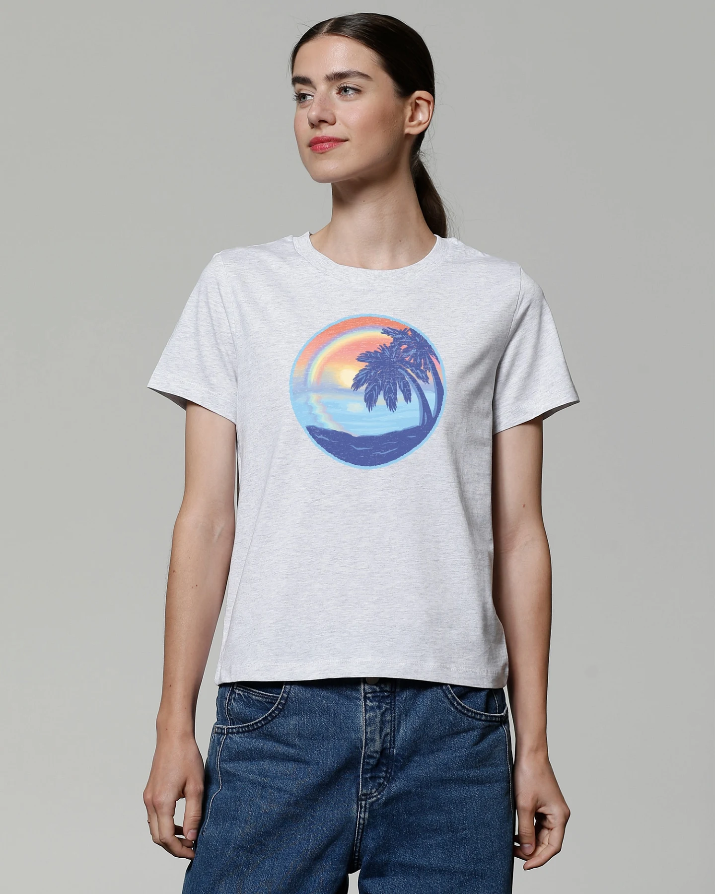 Watapparel T-Shirt Sunset Rainbow – Ansicht 2