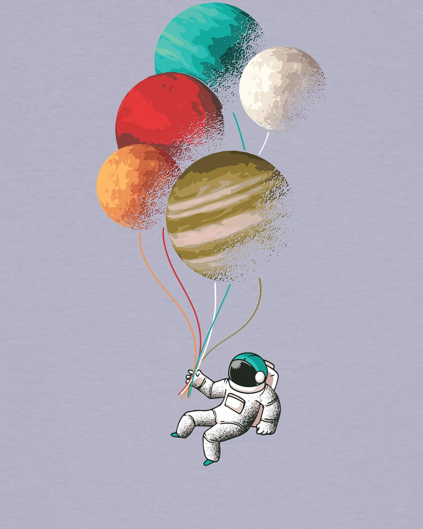 Watapparel Shirt Balloon Spaceman – Ansicht 3