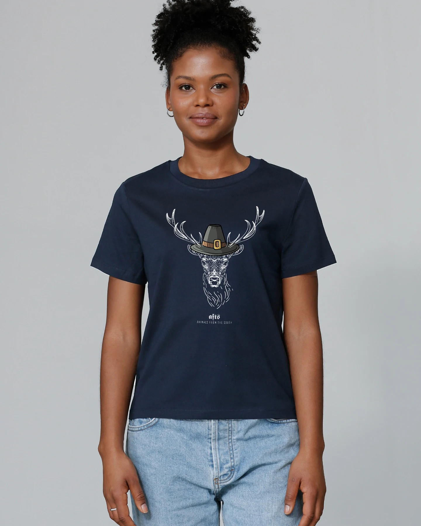 Watapparel T-Shirt Hirsch – Ansicht 2