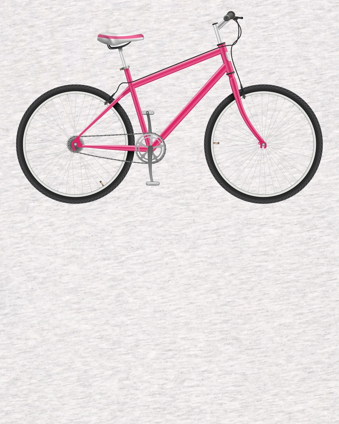 Watapparel T-Shirt Pink Bike – Ansicht 3