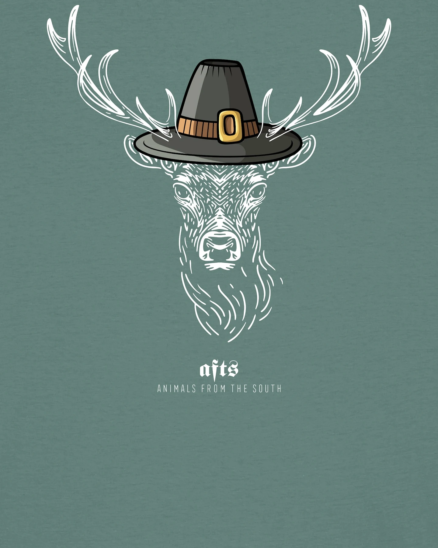 Watapparel T-Shirt Hirsch – Ansicht 3