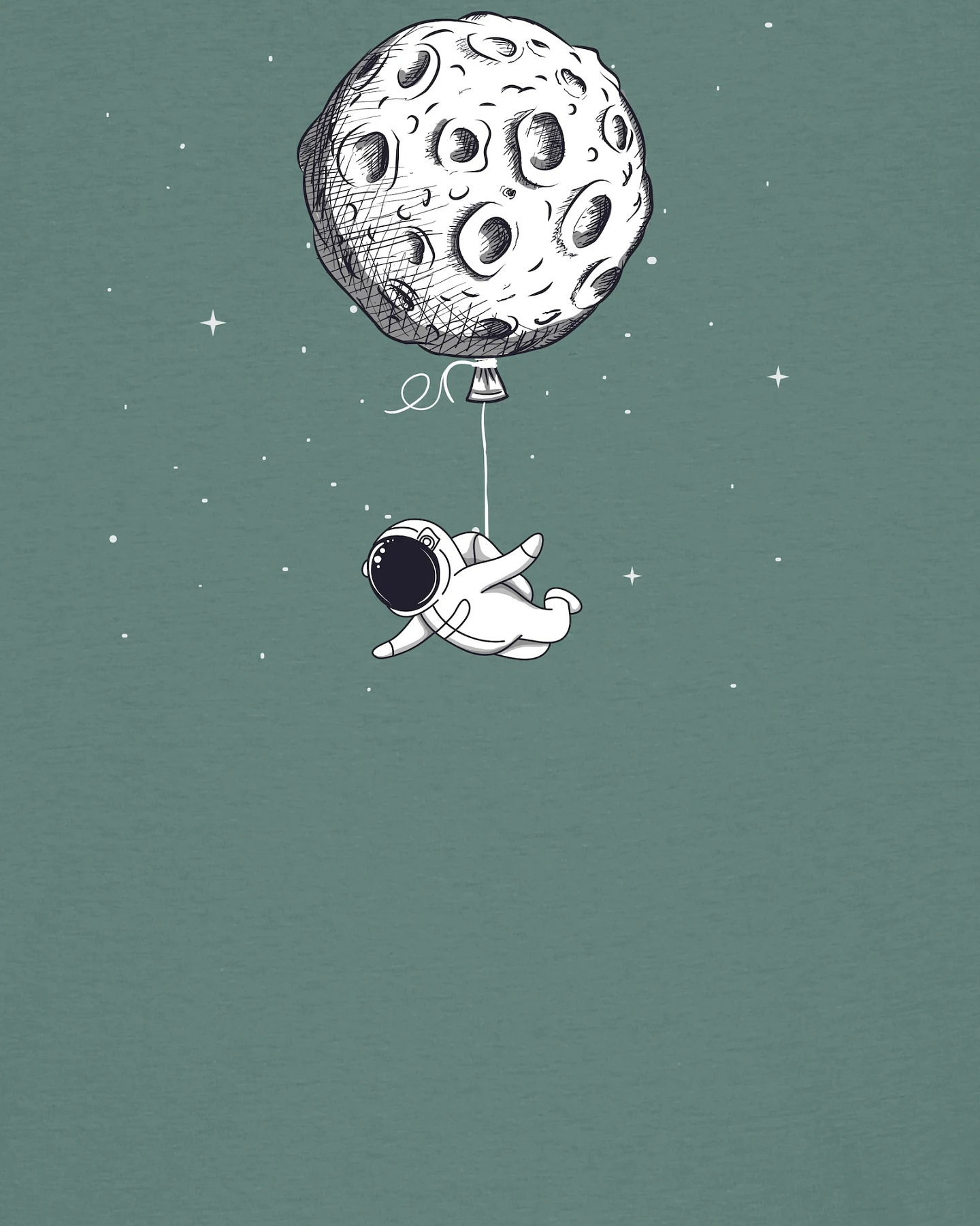 Watapparel Shirt Funny Spaceman – Ansicht 3