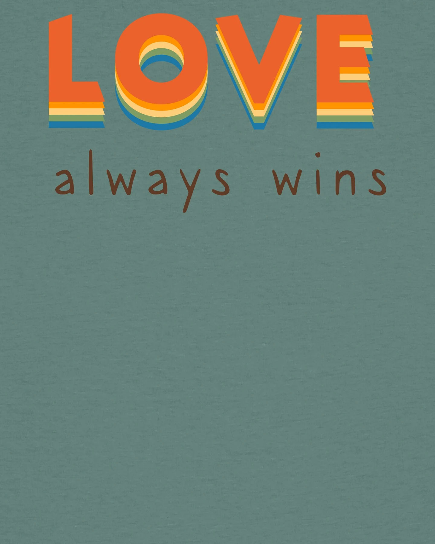 Watapparel Shirt Love always wins – Ansicht 3