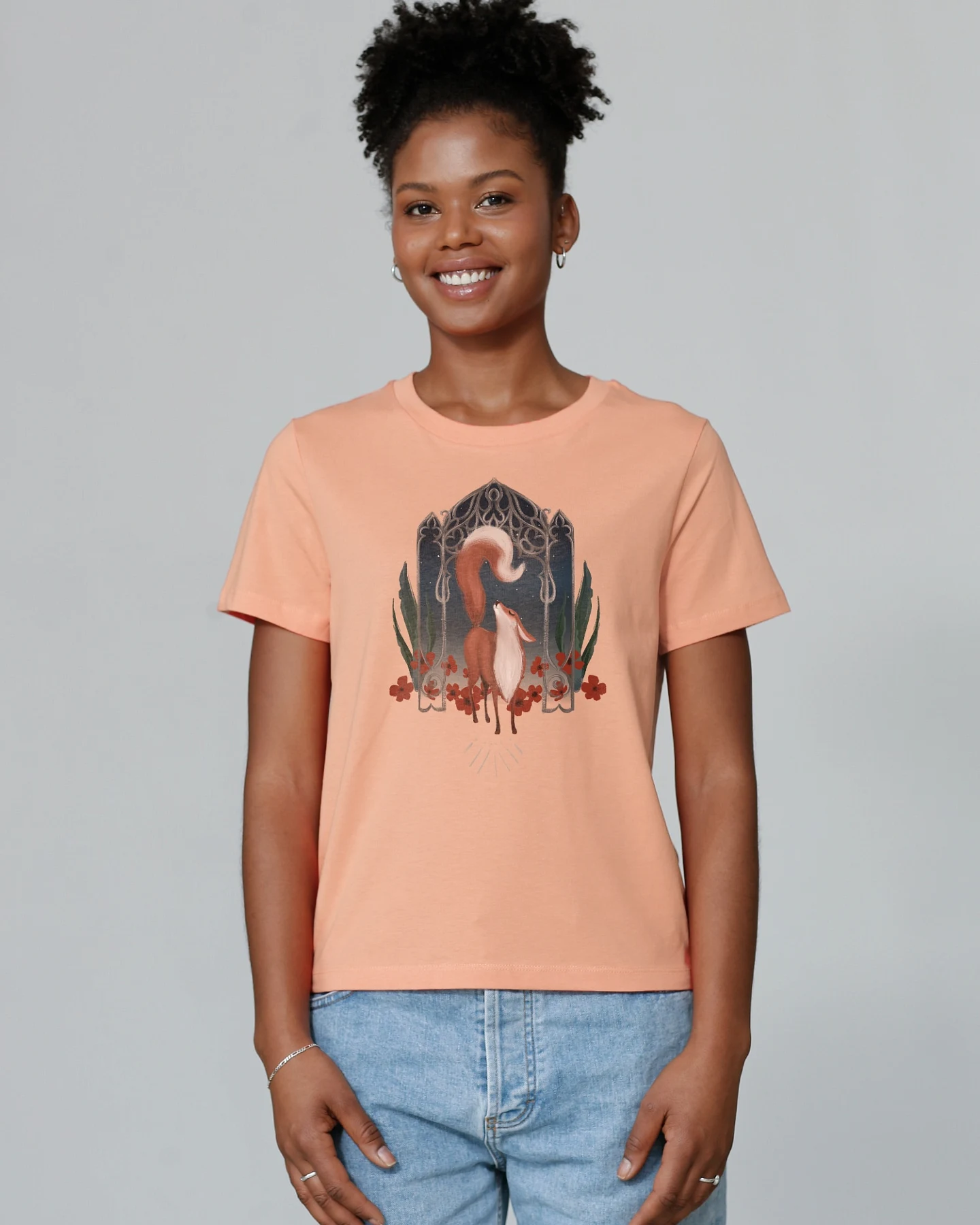 Watapparel T-Shirt Der wunderschöne Fuchs – Ansicht 2