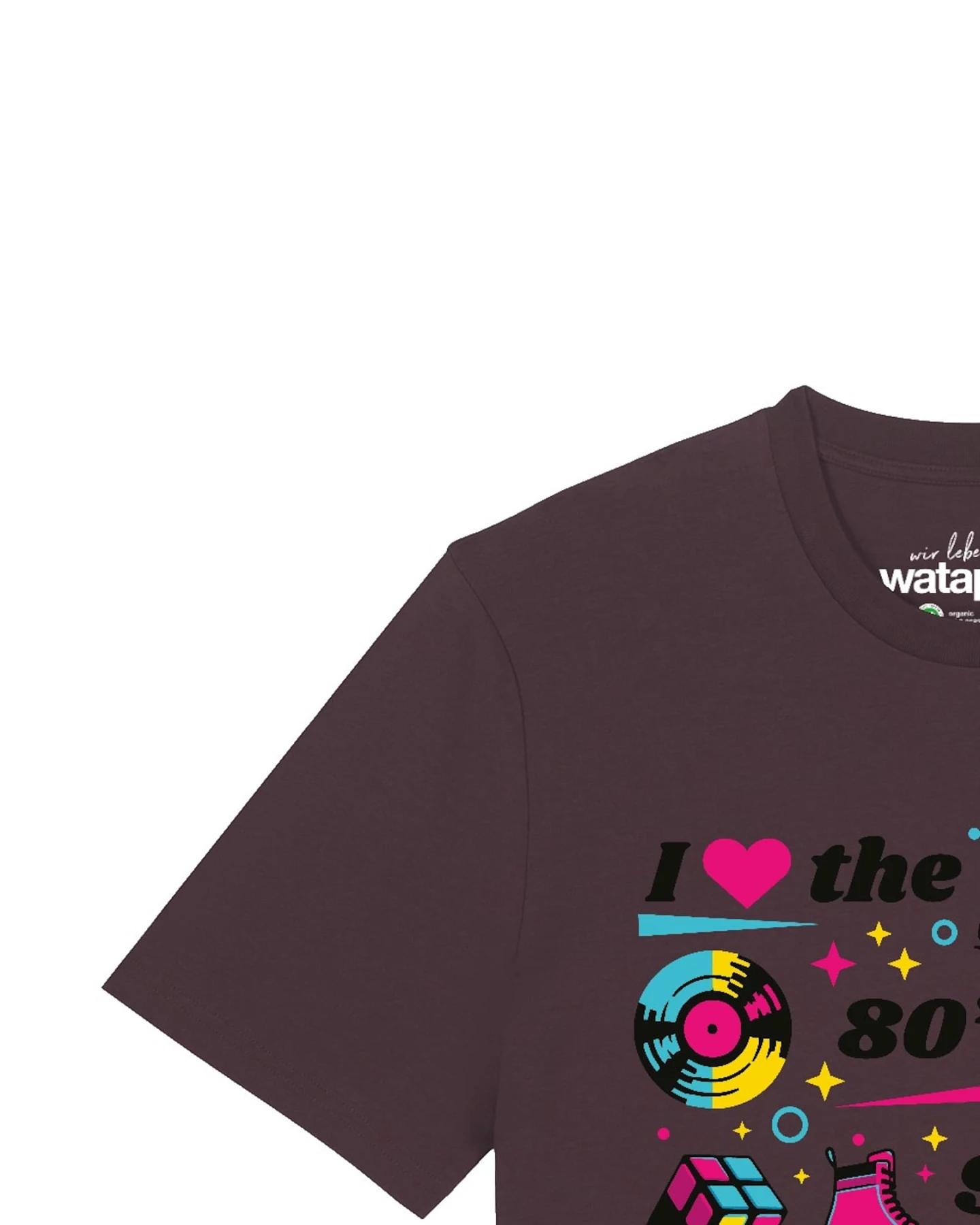 Watapparel T-Shirt 80s Love – Ansicht 3