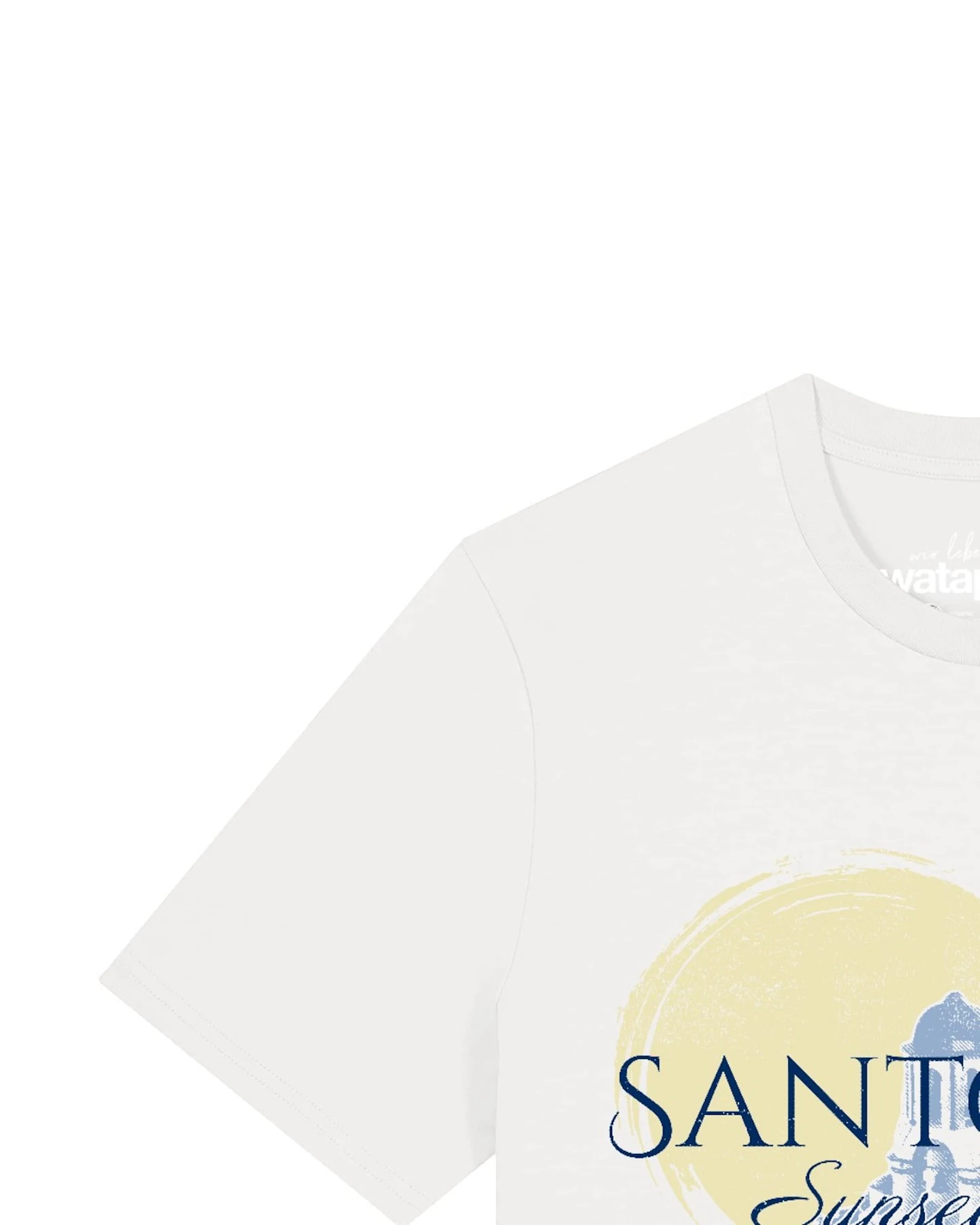 Watapparel T-Shirt Santorini Sunset Club – Ansicht 3