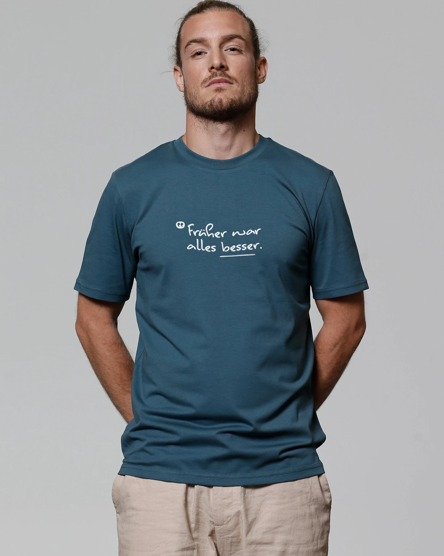 Watapparel T-Shirt Früher War Alles Besser – Ansicht 2