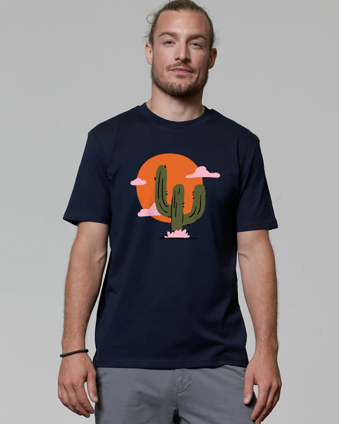 Watapparel T-Shirt Kaktus Im Sonnenuntergang – Ansicht 2