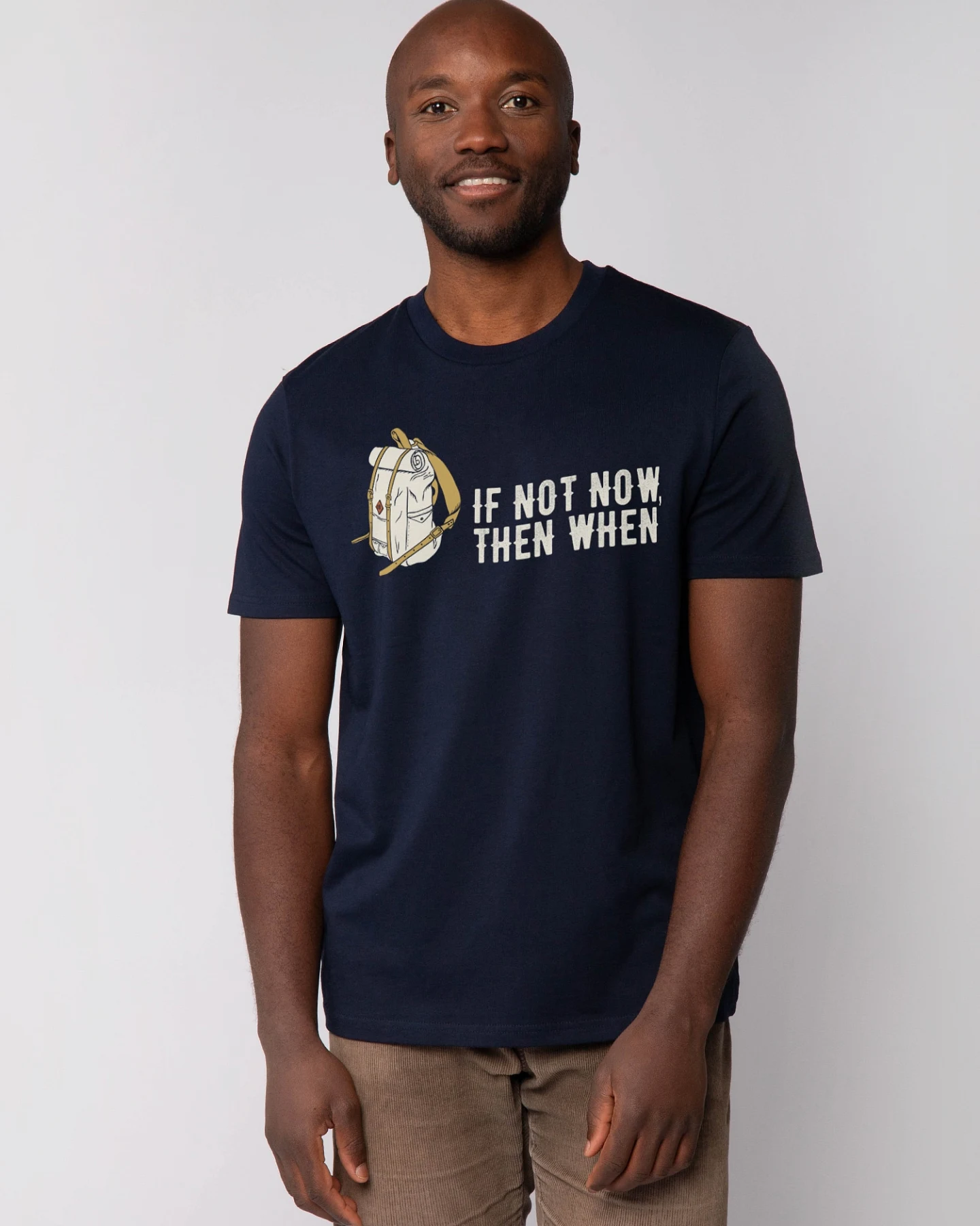 Watapparel T-Shirt If Not Now Then When – Ansicht 2